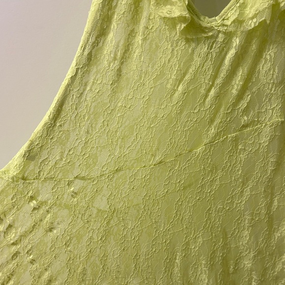 Kimchi Blue Lace Ruffle Dress in Light Green - Picture 10 of 12